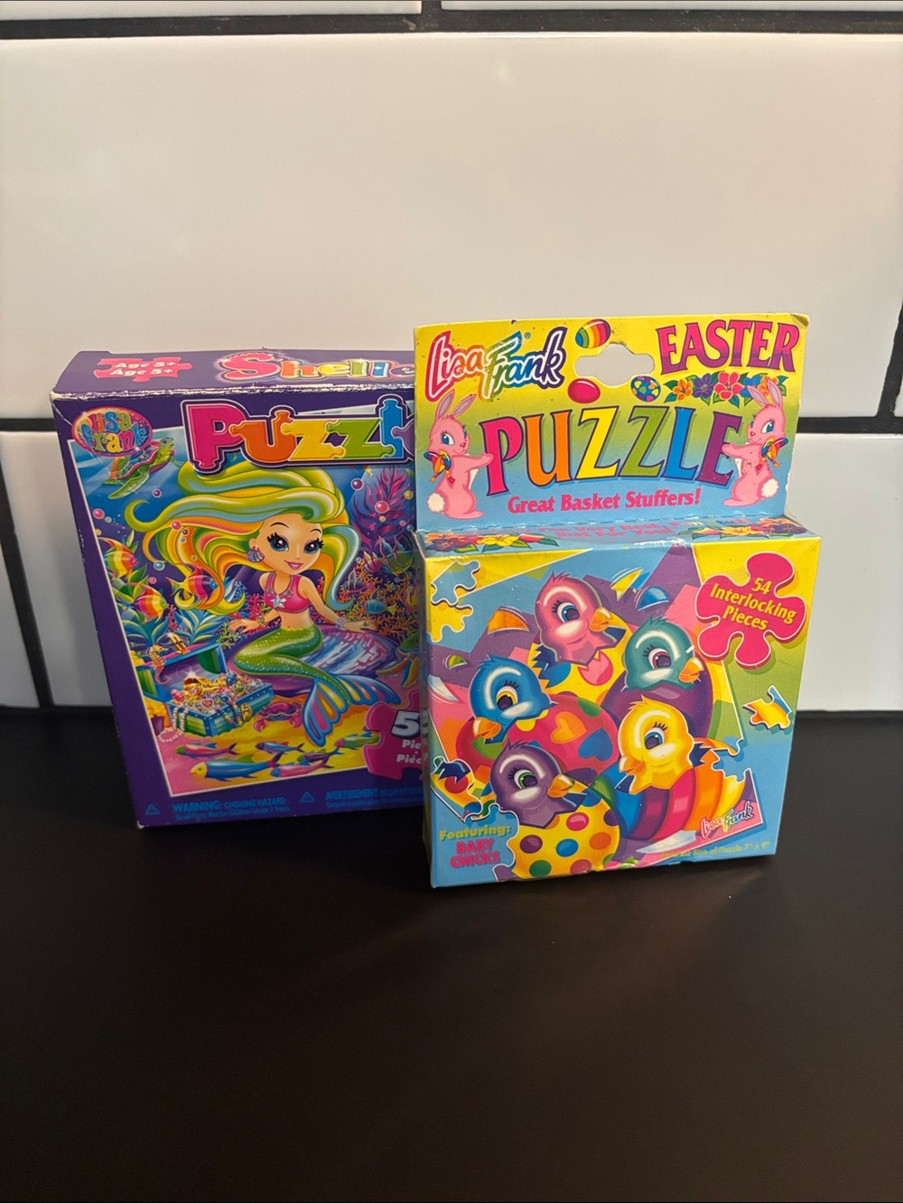 Vintage Lisa Frank Puzzles Bundle
